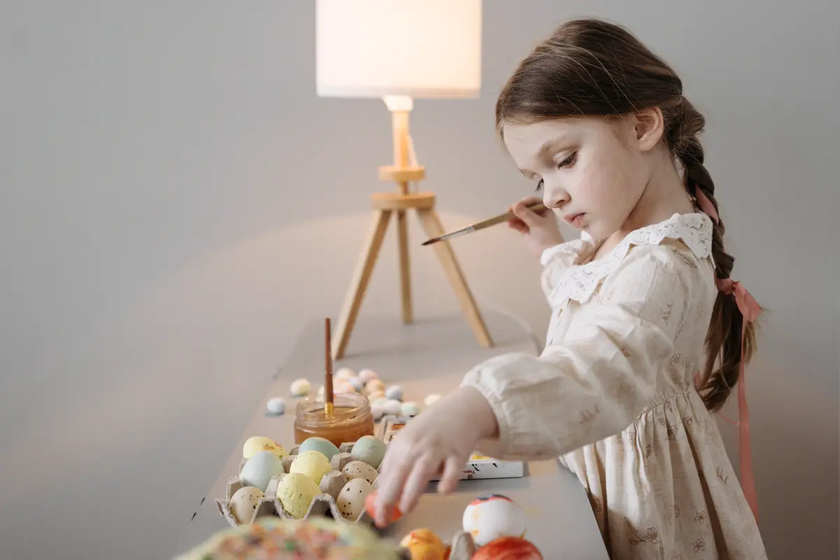 Activités de Pâques et de printemps pour enfants : une déco à peindre qui dure